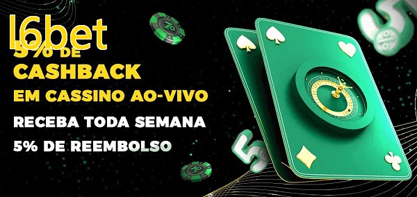 Promoções do cassino ao Vivo l6bet